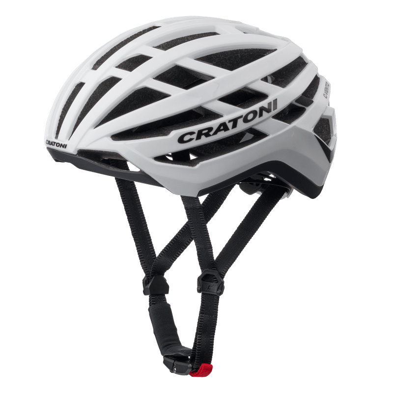 Cratoni C-Vento Rennrad Helm white glossy-matt