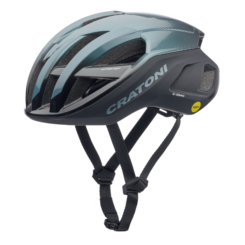 Cratoni C-Zero MIPS Rennrad Helm blue-black glossy-matt