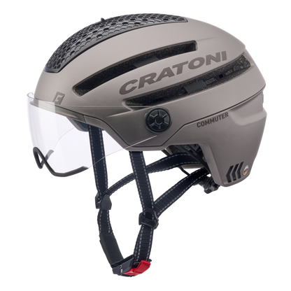 Cratoni Commuter City Fahrradhelm coffee matt