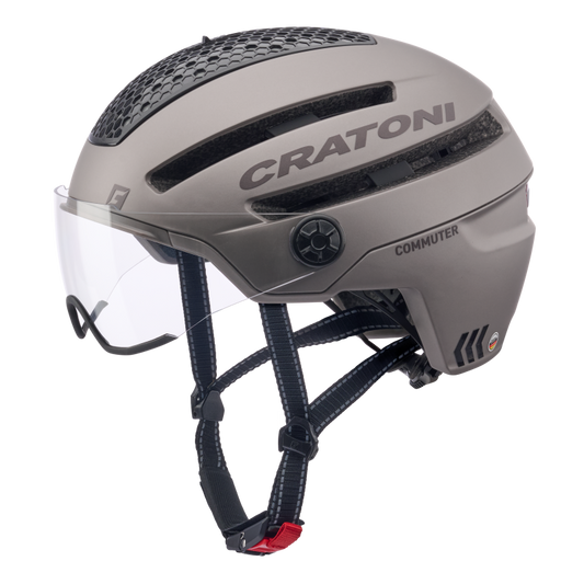 Cratoni Commuter City Fahrradhelm coffee matt