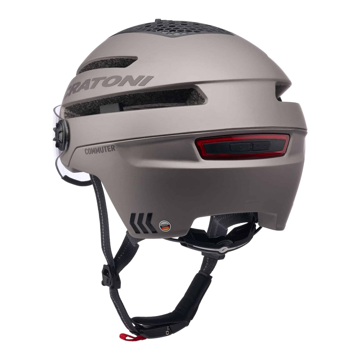 Cratoni Commuter City Fahrradhelm coffee matt