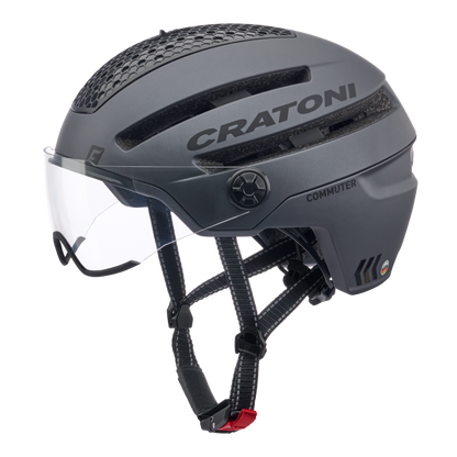 Cratoni Commuter City Fahrradhelm darkgrey matt