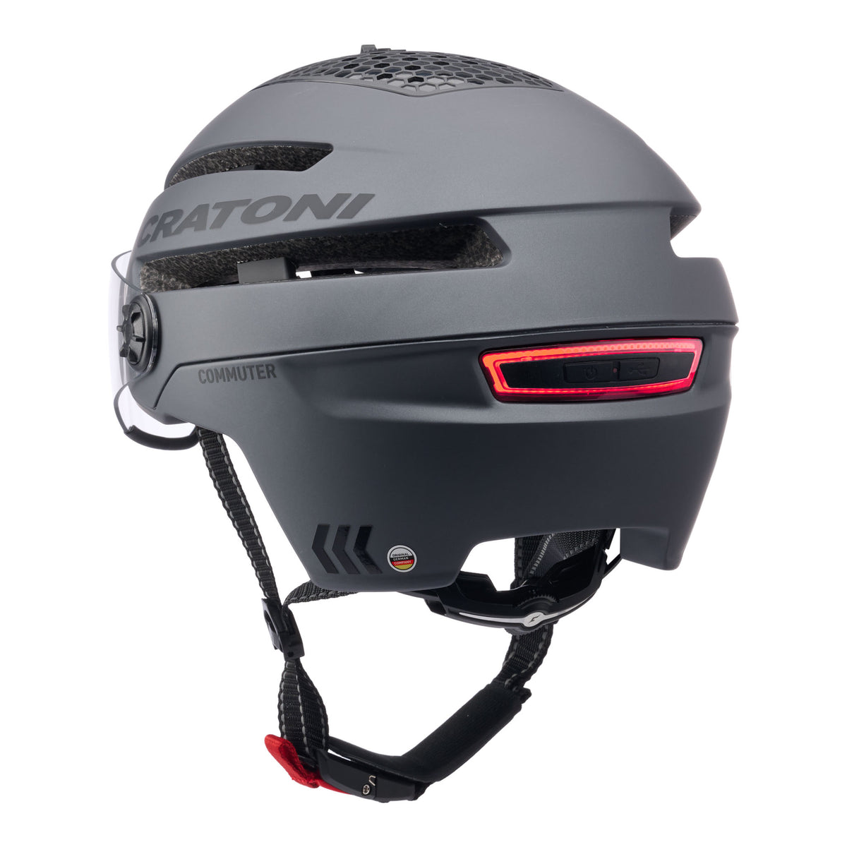 Cratoni Commuter City Fahrradhelm darkgrey matt