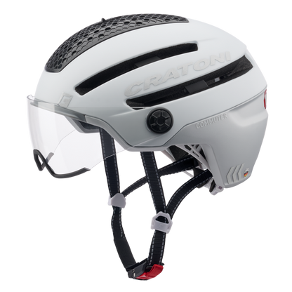 Cratoni Commuter City Fahrradhelm white matt