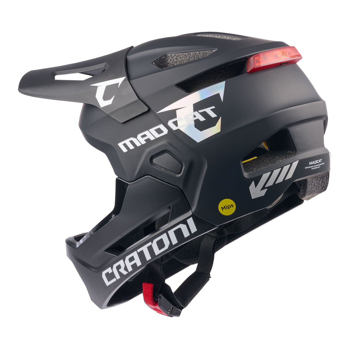 Cratoni MadCat MIPS Kinder Fahrradhelm black matt