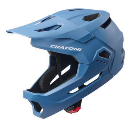 Cratoni MadCat Kinder Fahrradhelm blue matt