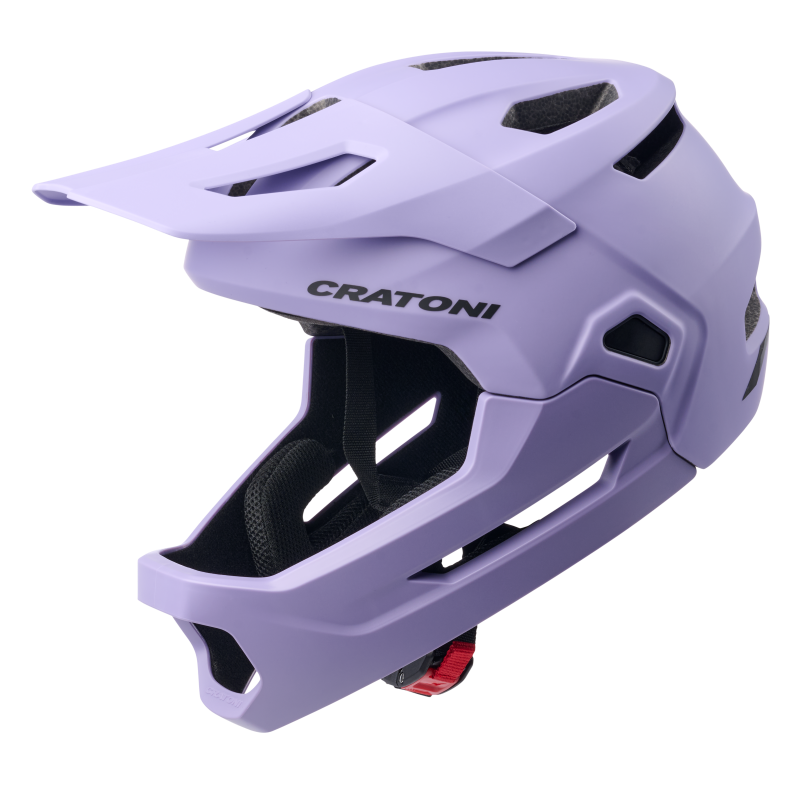 Cratoni MadCat Kinder Fahrradhelm lavender matt