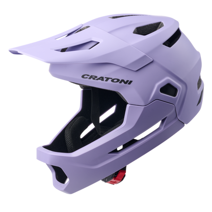 Cratoni MadCat Kinder Fahrradhelm lavender matt