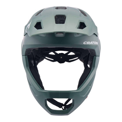 Cratoni MadCat Kinder Fahrradhelm sage matt
