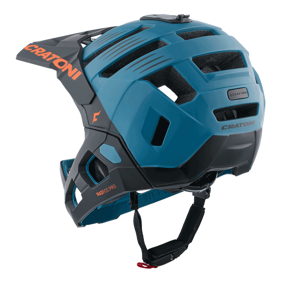 Cratoni Madroc Pro petrol matt - Seitenansicht