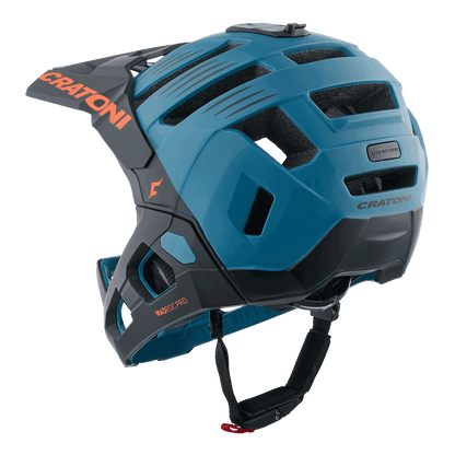 Cratoni Madroc Pro petrol matt - Seitenansicht