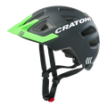 Cratoni Maxster Pro Kinderhelm black-neongreen matt