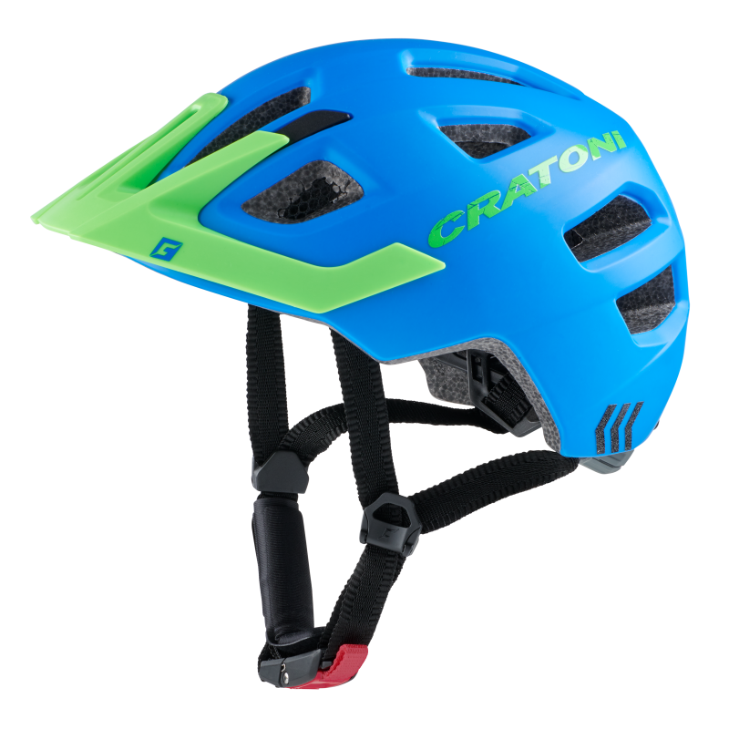 Cratoni Maxster Pro Kinderhelm blue-green matt