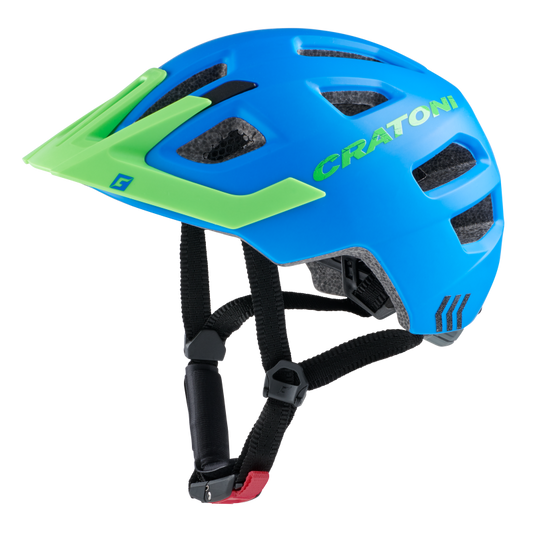 Cratoni Maxster Pro Kinderhelm blue-green matt