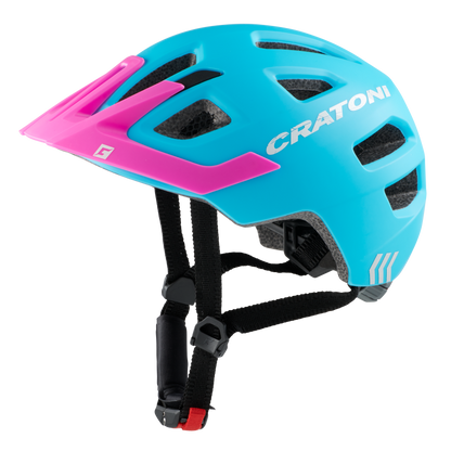Cratoni Maxster Pro Kinderhelm blue-pink matt