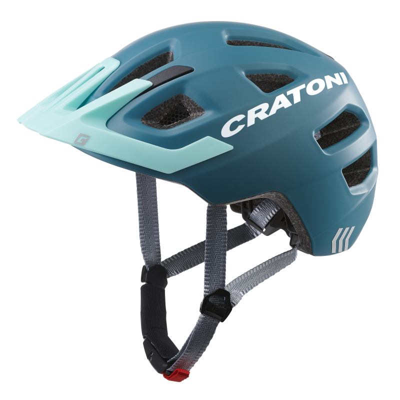 Cratoni Maxster Pro Kinderhelm steel-blue matt