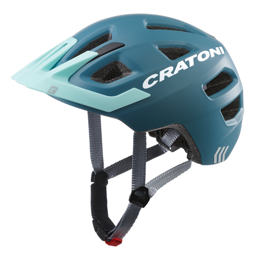 Cratoni Maxster Pro Kinderhelm steel-blue matt
