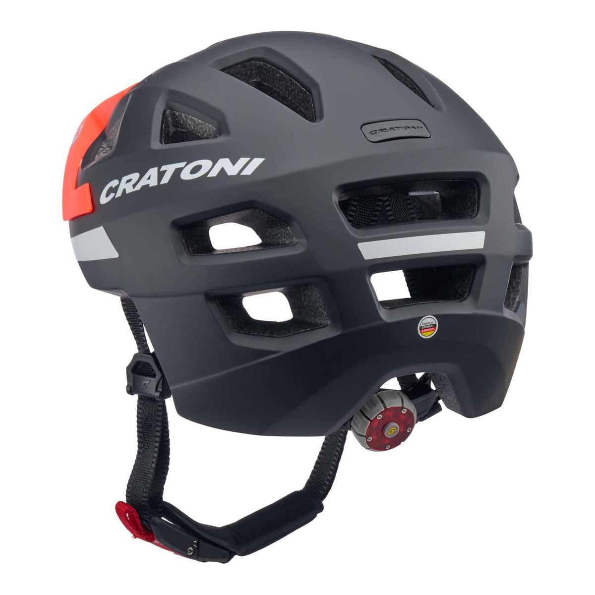 Cratoni Maxster Pro Kinderhelm black-orange matt