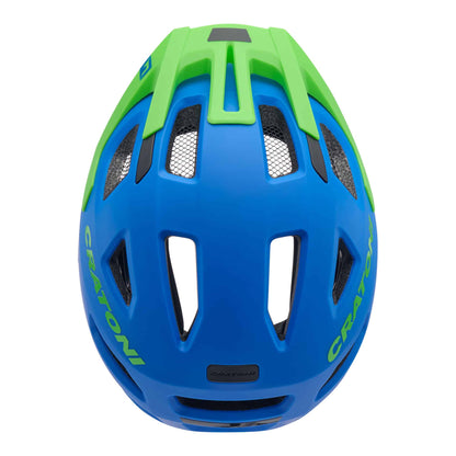 Cratoni Maxster Pro Kinderhelm blue-green matt