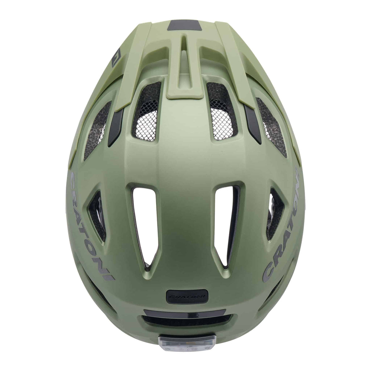 Cratoni Maxster Pro Kinderhelm metallic-sage matt
