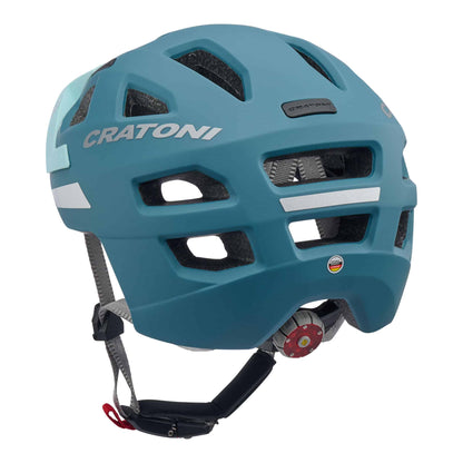 Cratoni Maxster Pro Kinderhelm steel-blue matt