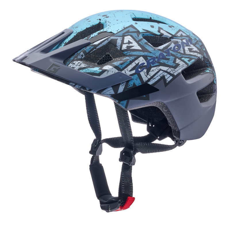 Cratoni Maxster Pro Kinderhelm wild-blue matt