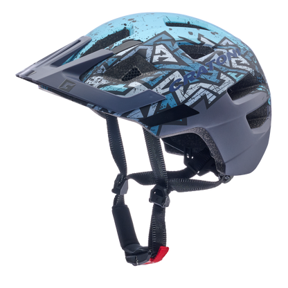 Cratoni Maxster Pro Kinderhelm wild-blue matt
