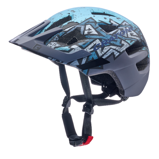 Cratoni Maxster Pro Kinderhelm wild-blue matt
