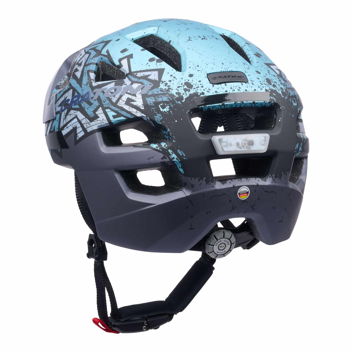 Cratoni Maxster Pro Kinderhelm wild-blue matt