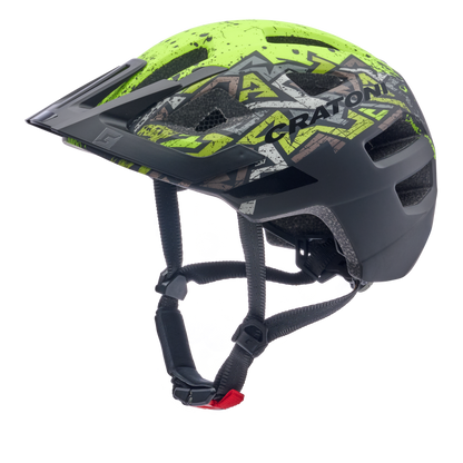 Cratoni Maxster Pro Kinderhelm wild-neonyellow matt