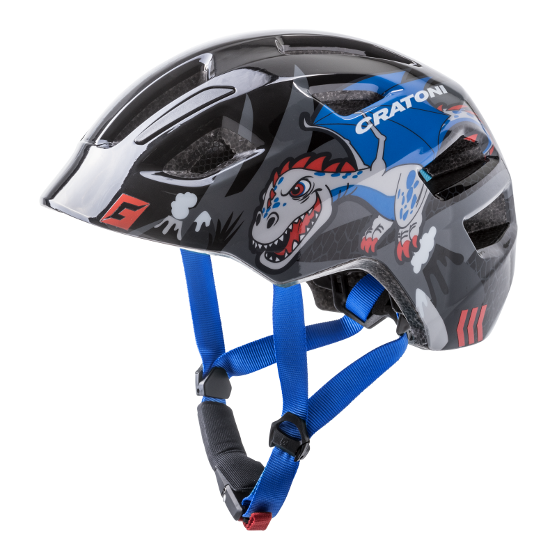 Cratoni Maxster Kinderhelm black dragon glossy