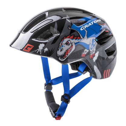 Cratoni Maxster Kinderhelm black dragon glossy
