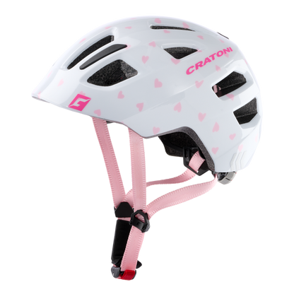 Cratoni Maxster Kinderhelm heart rose glossy
