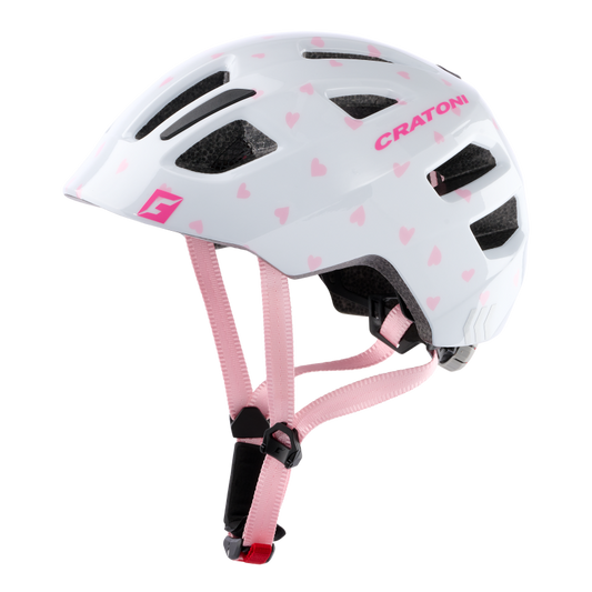 Cratoni Maxster Kinderhelm heart rose glossy