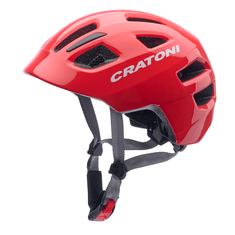 Cratoni Maxster Kinderhelm red glossy