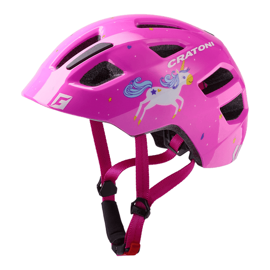 Cratoni Maxster Kinderhelm unicorn pink glossy