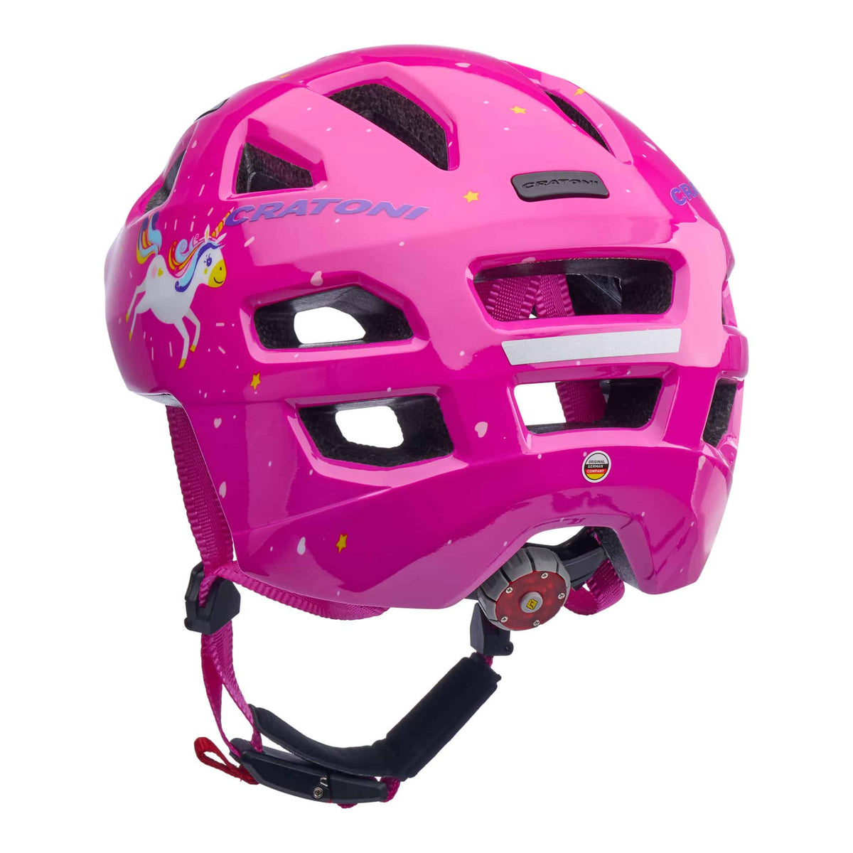 Cratoni Maxster Kinderhelm unicorn pink glossy