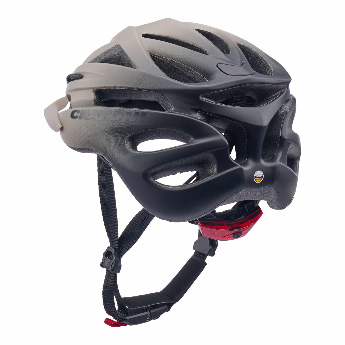 Cratoni Pacer Jr Kinder Fahrradhelm darksand-black matt