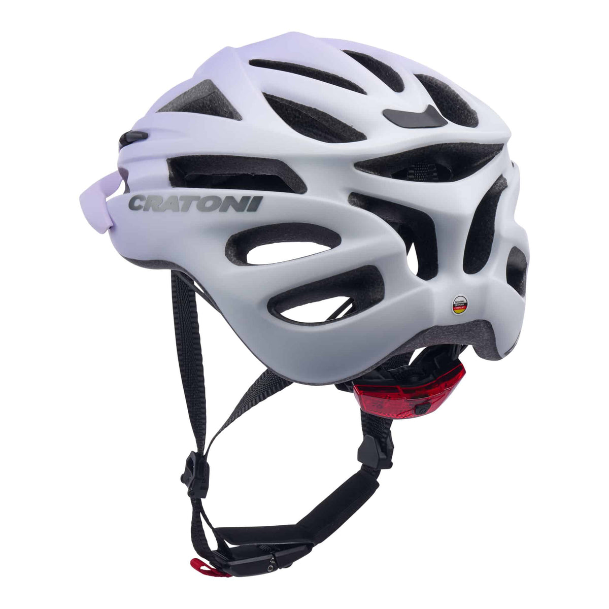 Cratoni Pacer Jr Kinder Fahrradhelm lavender-white matt