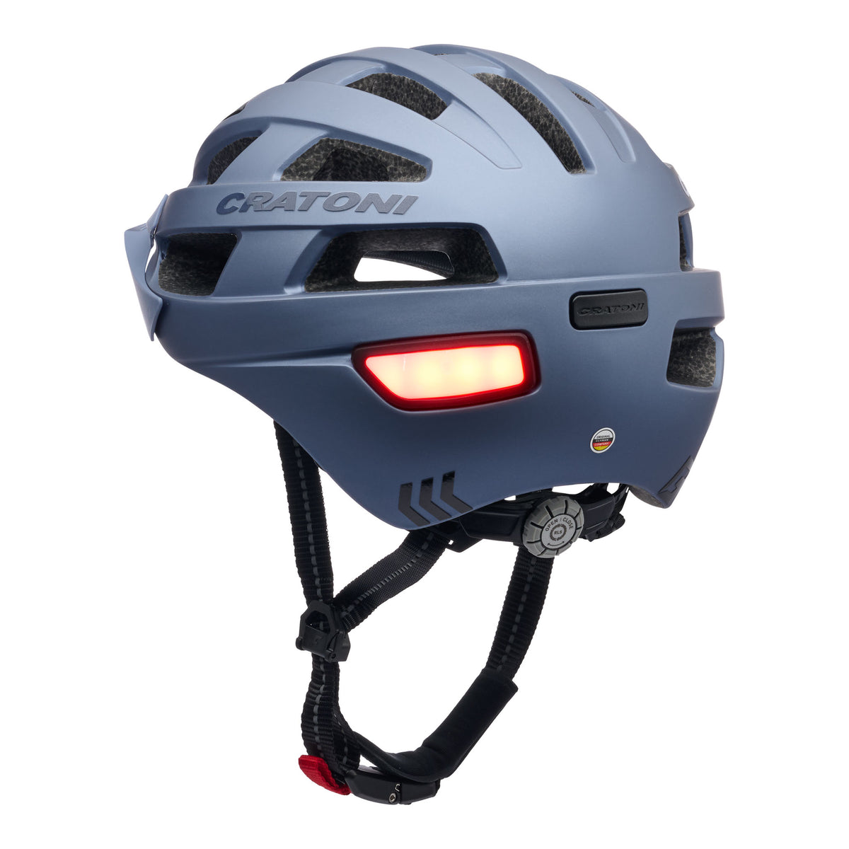 Cratoni Velo-X City Fahrradhelm metallicblue matt