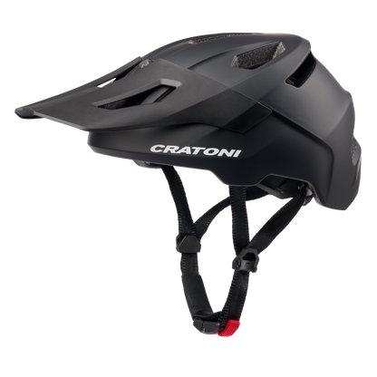 Cratoni WildCat LED Limited Edition Kinder Fahrradhelm black matt