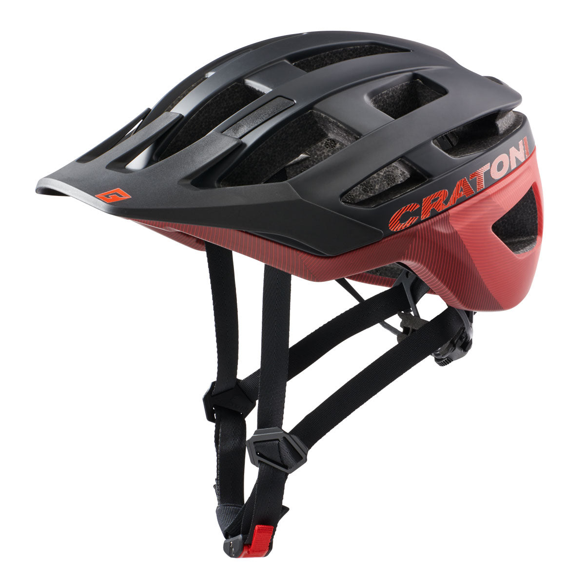 Cratoni AllRace MTB Helm black-red matt