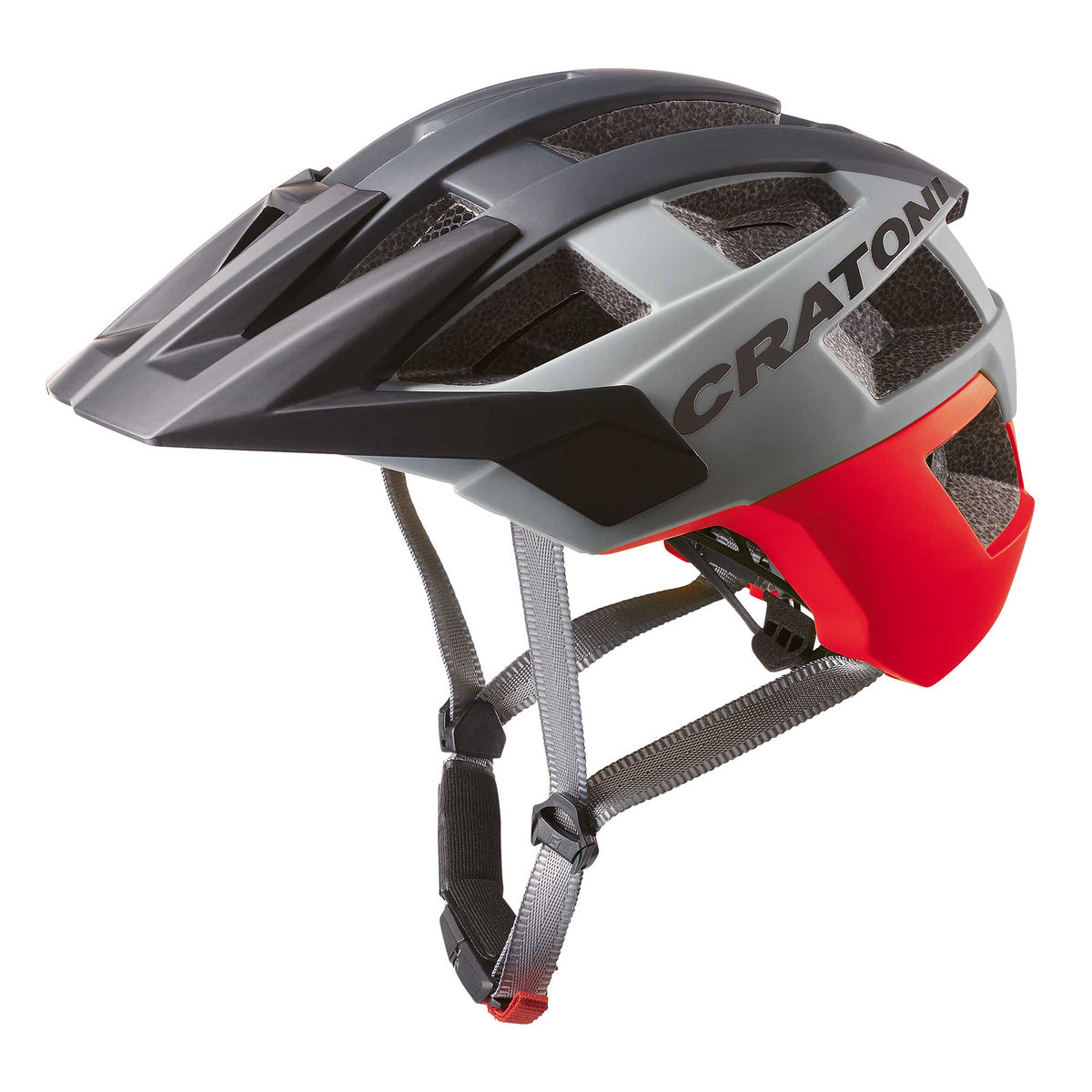 Cratoni AllSet MTB Helm red-black matt