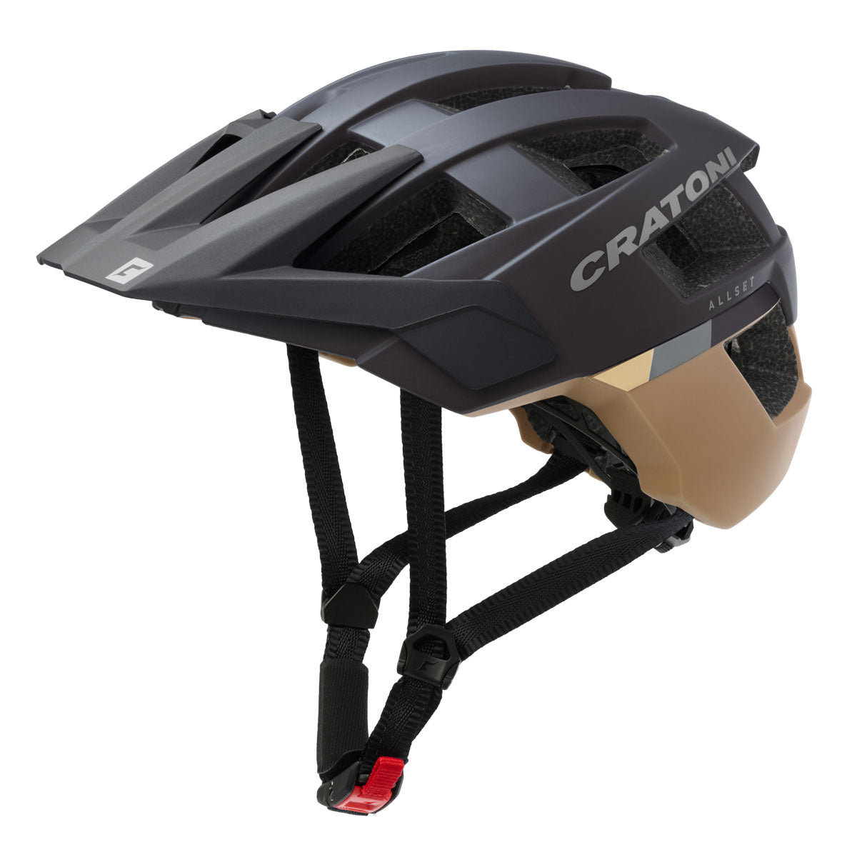 Cratoni AllSet MTB Helm dark-sand matt