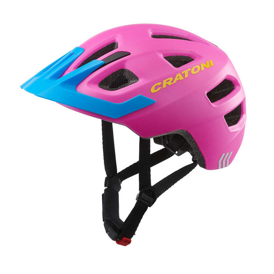 Cratoni Maxster Pro Kinderhelm pink-blue matt