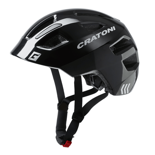 Cratoni Maxster Kinder / Junior Fahrradhelm - black glossy
