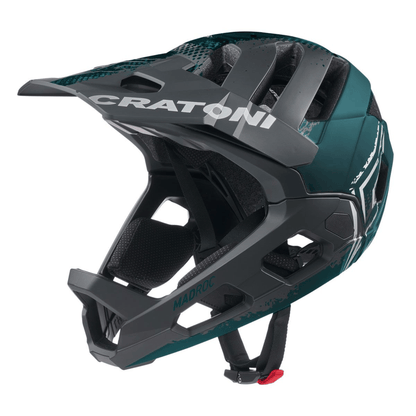 Cratoni Madroc Fullface Fahrradhelm - Enduro & Downhill black-petrol matt