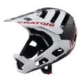 Cratoni Madroc Fullface Fahrradhelm - Enduro & Downhill - white-black matt