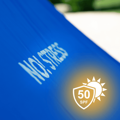 No Stress Strandzelt mit UPF 50+ Sonnensegel 300x300 cm bis 6 Personen