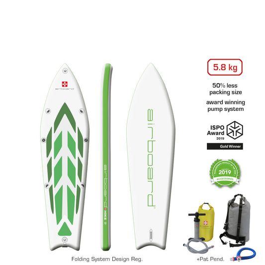 Airboard Hike Ultralight Green 9'9" x 31" SUP Board 2025